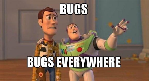Les bugs sont partout ! 
